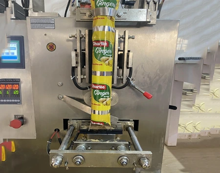 Servo Auger Type Collar Filling Machine